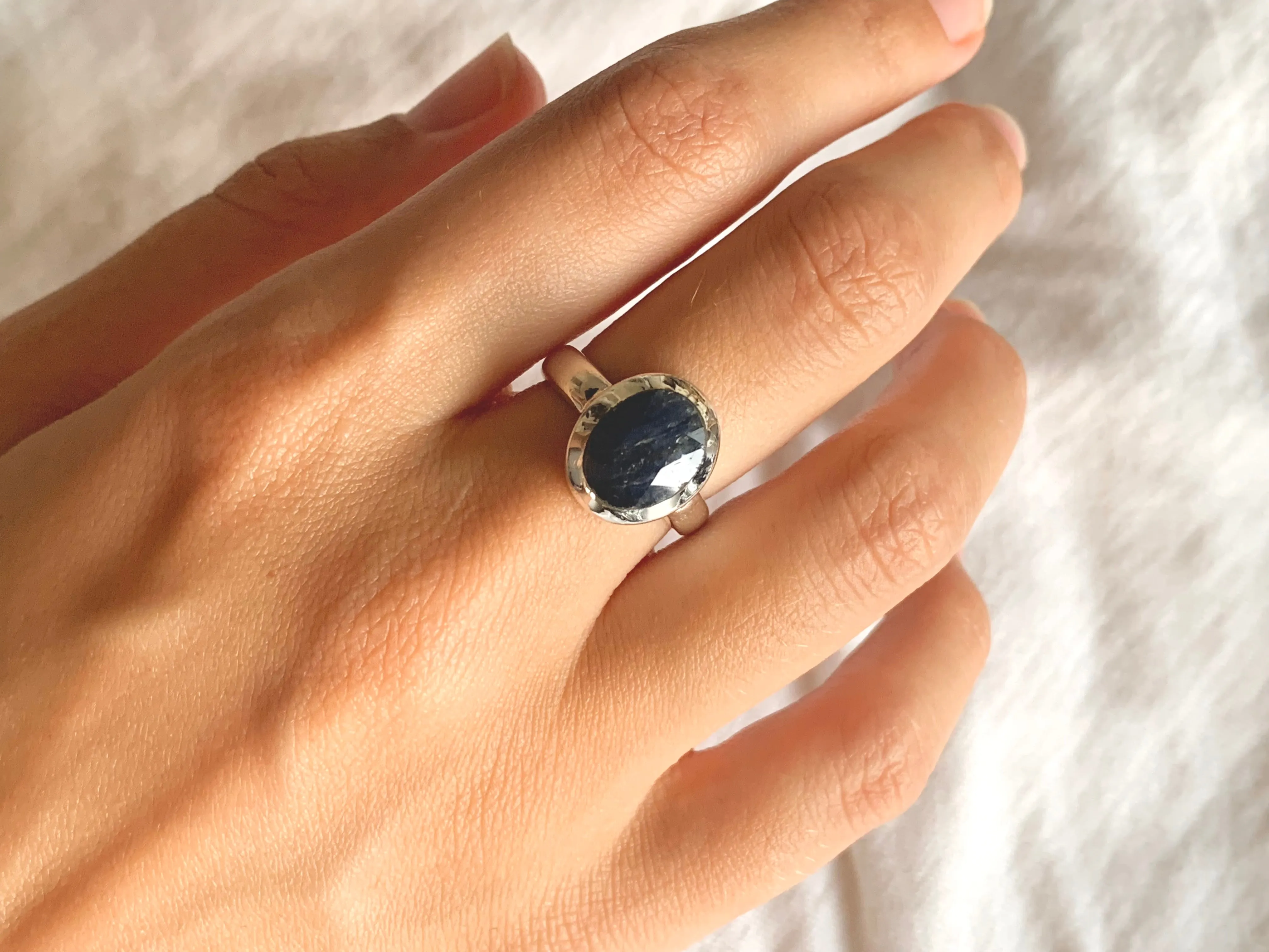 Sapphire Naevia Ring (US 6.5)