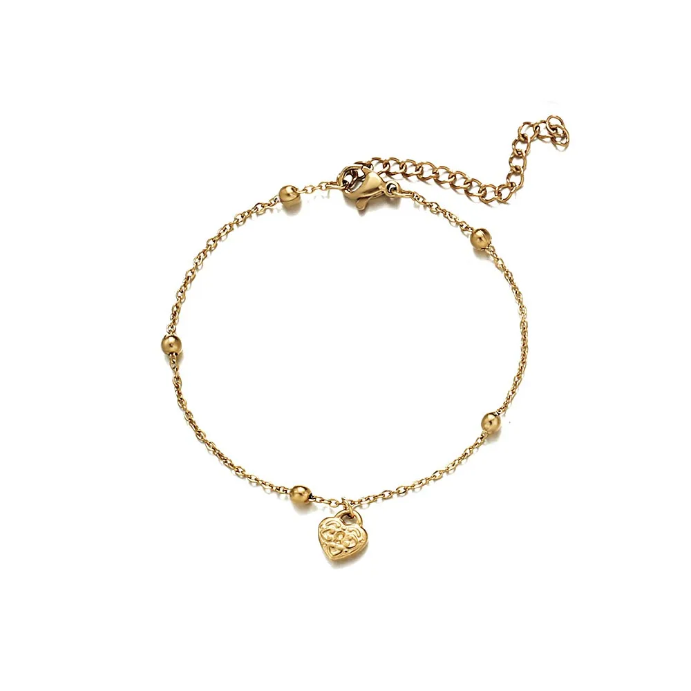 Shop Personalized Heart Bead Necklace Bracelets