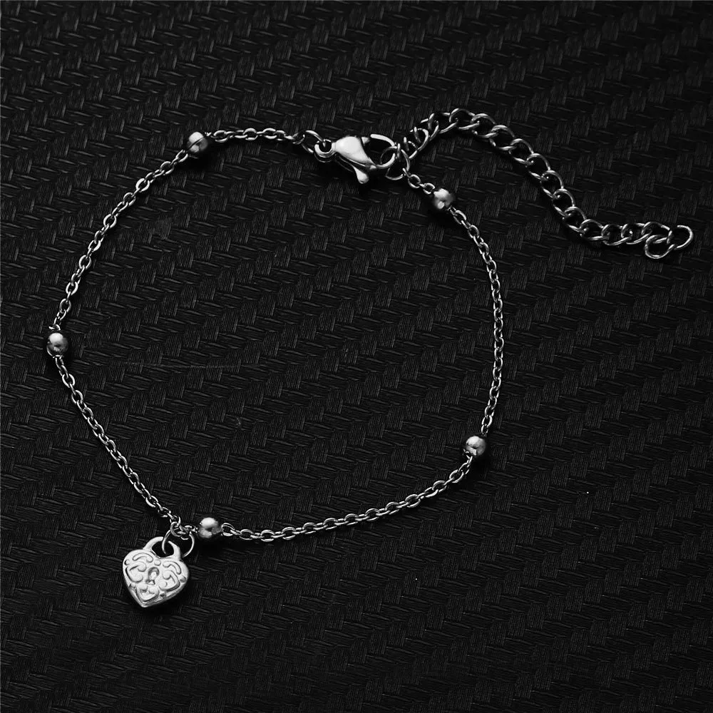 Shop Personalized Heart Bead Necklace Bracelets