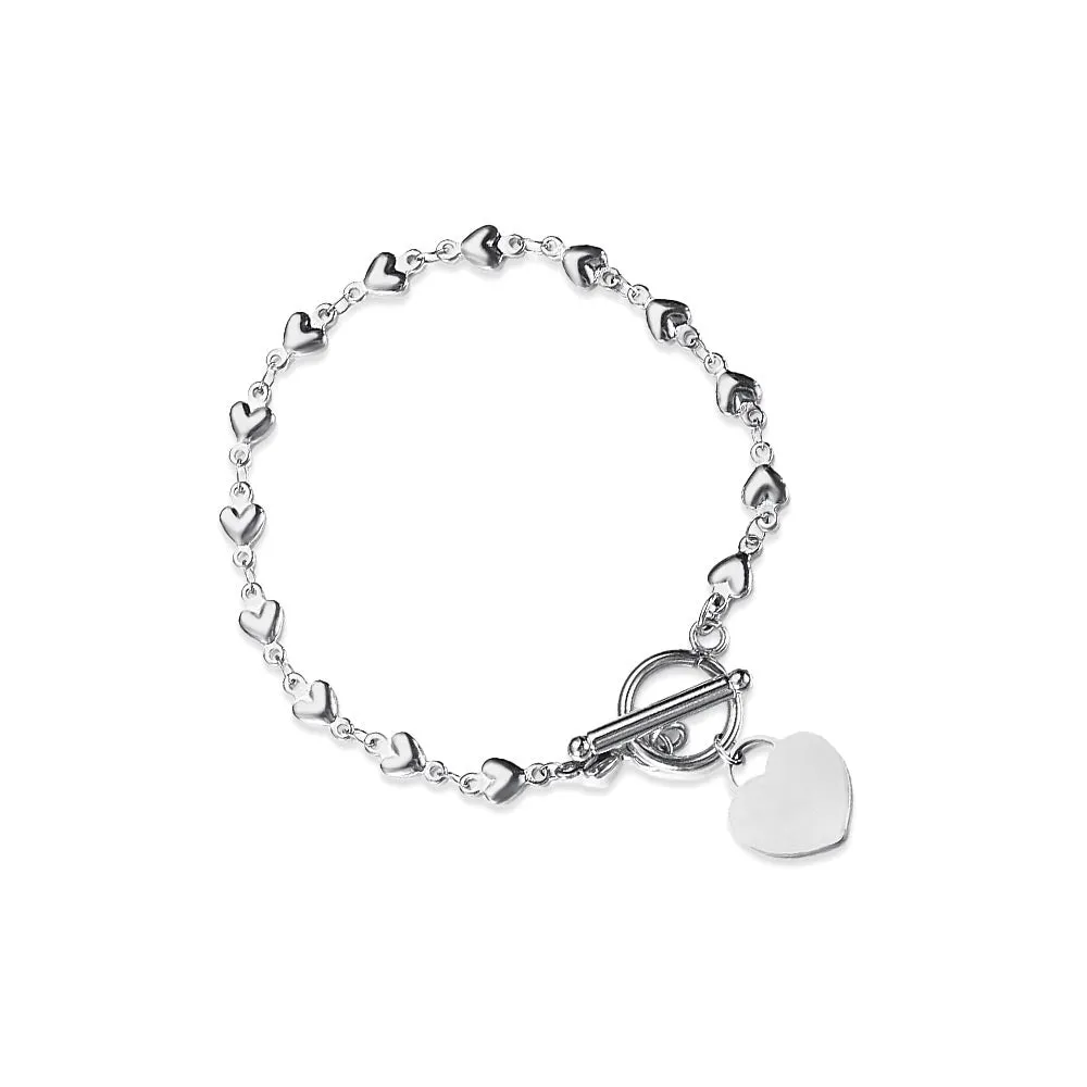 Shop Personalized Heart Bracelets