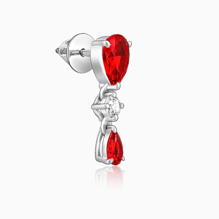 Silver Soulmate Earrings