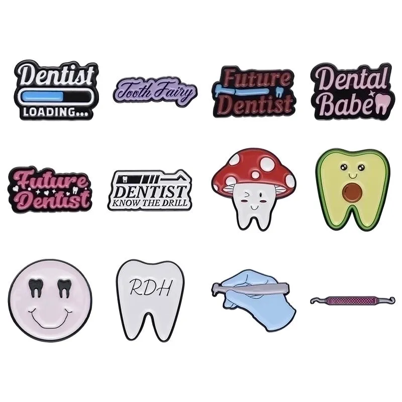 Simple Style Cartoon Alloy Stoving Varnish Unisex Brooches