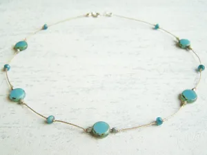 Sky Blue Sundance Necklace