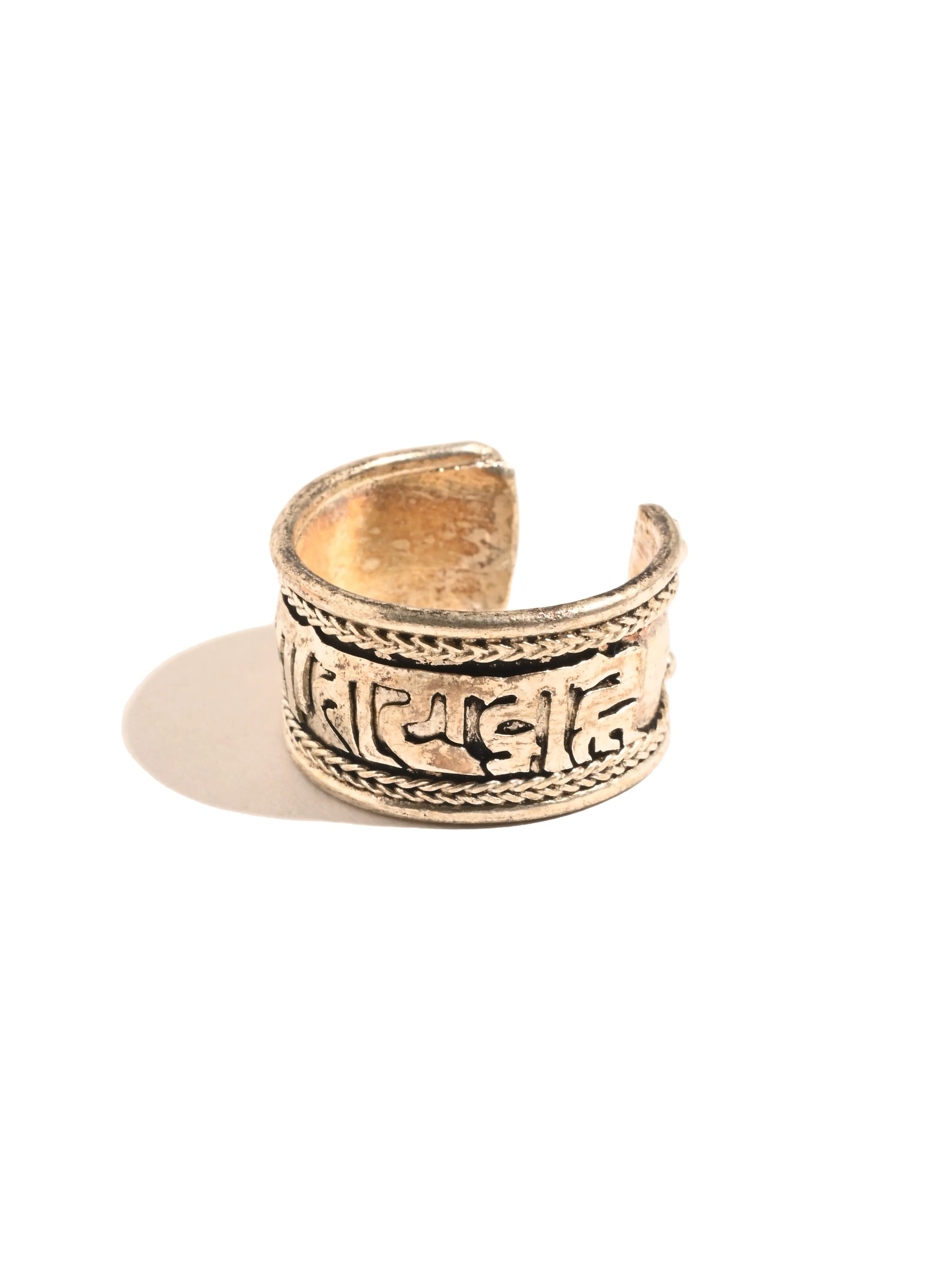 Tibetan OM Mane Padme Hum Ring