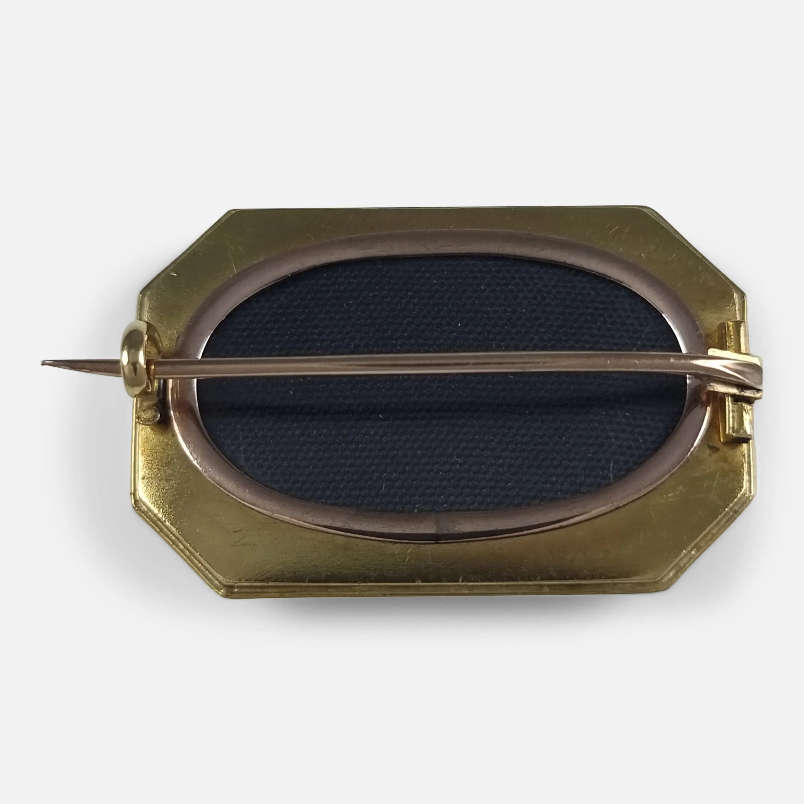 Victorian 15ct Gold Aesthetic Movement Plaque Brooch