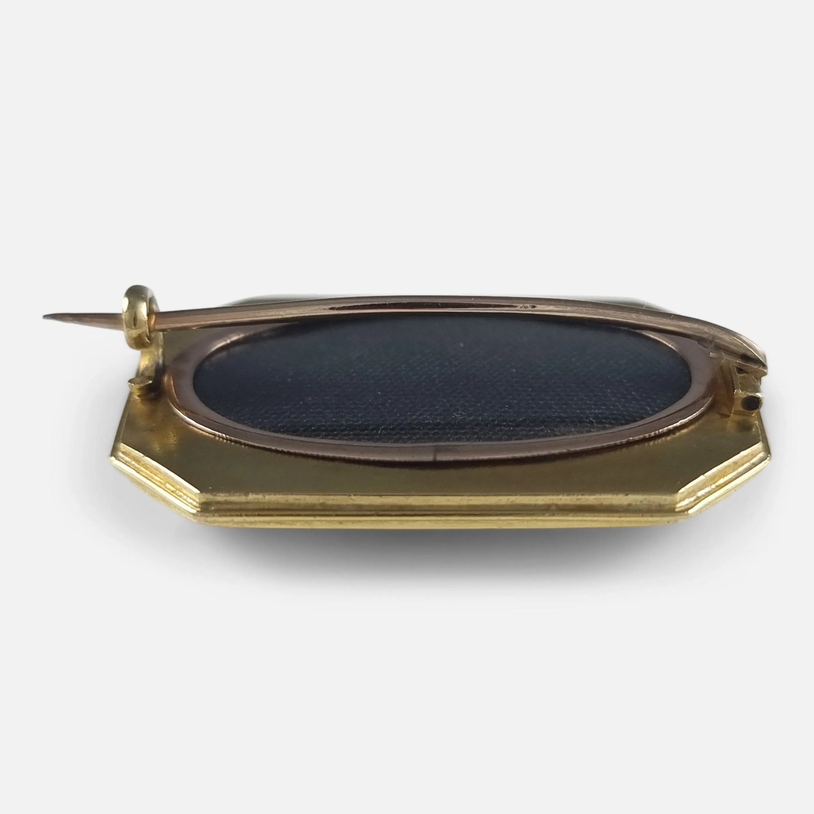 Victorian 15ct Gold Aesthetic Movement Plaque Brooch
