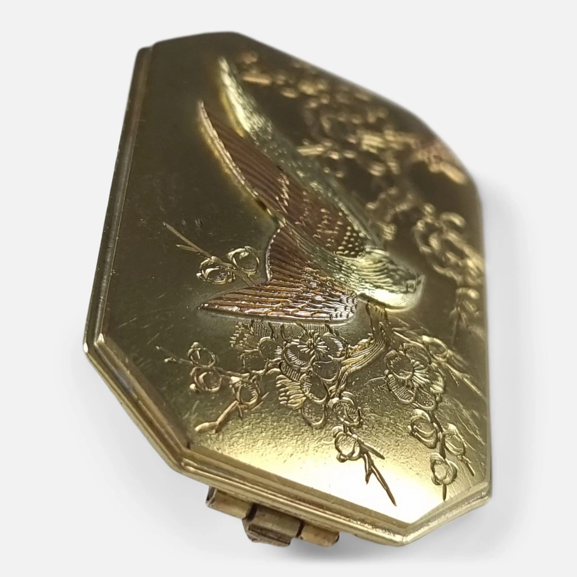 Victorian 15ct Gold Aesthetic Movement Plaque Brooch