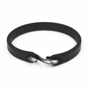 Vintage Leather Hook Bracelet