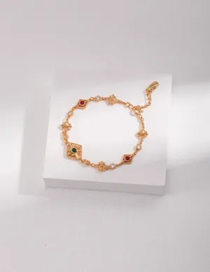 Vintage-style Zircon Bracelet